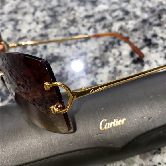 Cartier Large ‘C Frame’ Sunglasses - Picture 1 of 3